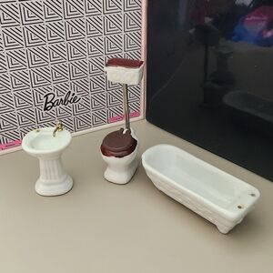 Shackman Porcelain Minature Dollhouse Furniture